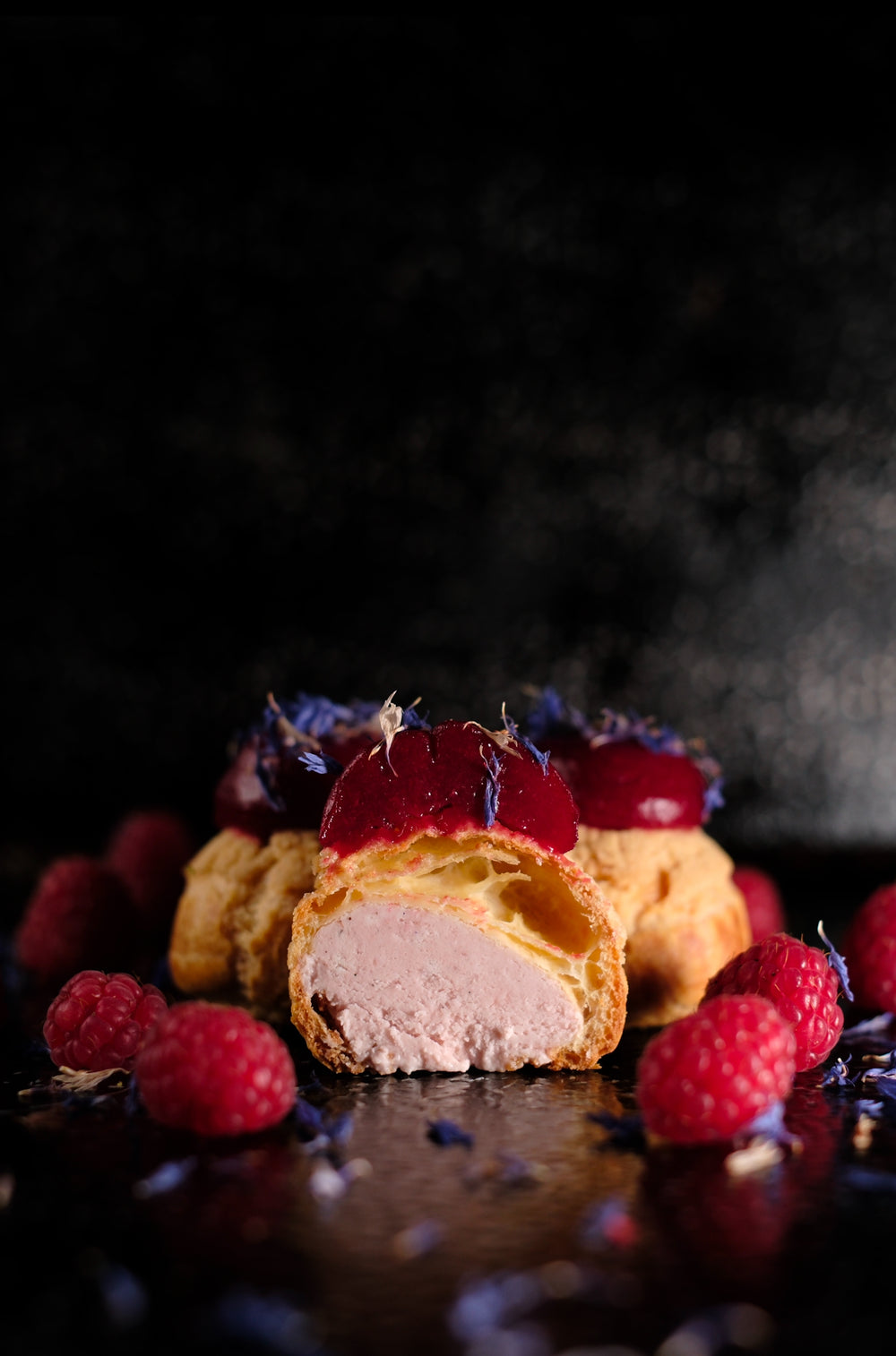 Chou framboise jasmin