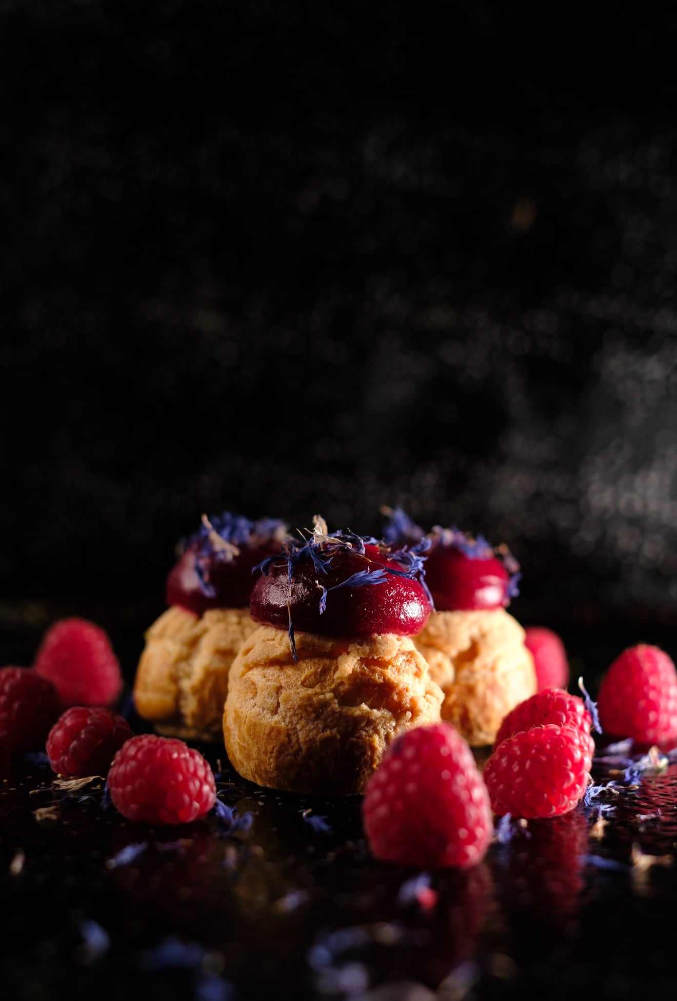 Chou framboise jasmin